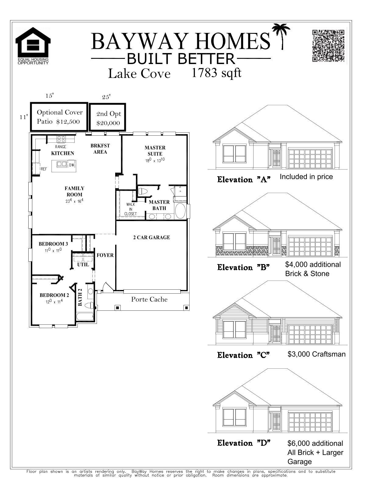 Lake Cove 1783 Sf