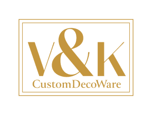 V and K Custom Decoware logo