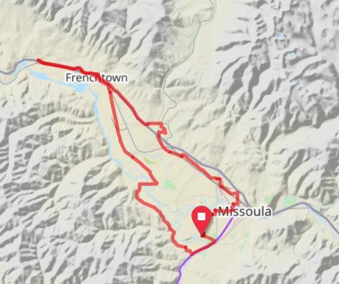 Frenchtown-Huson Loop (56 miles)