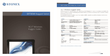 STONEX SRT10W RUGGED TABLET