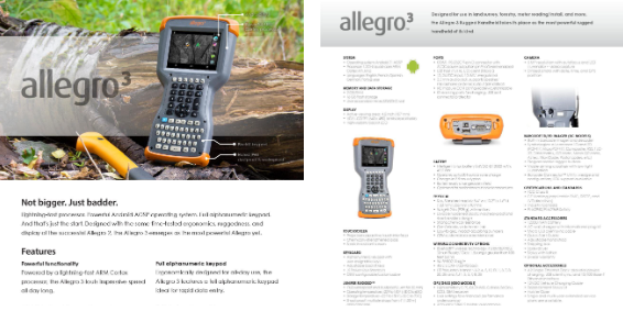 Allegro 3 Rugged Handheld