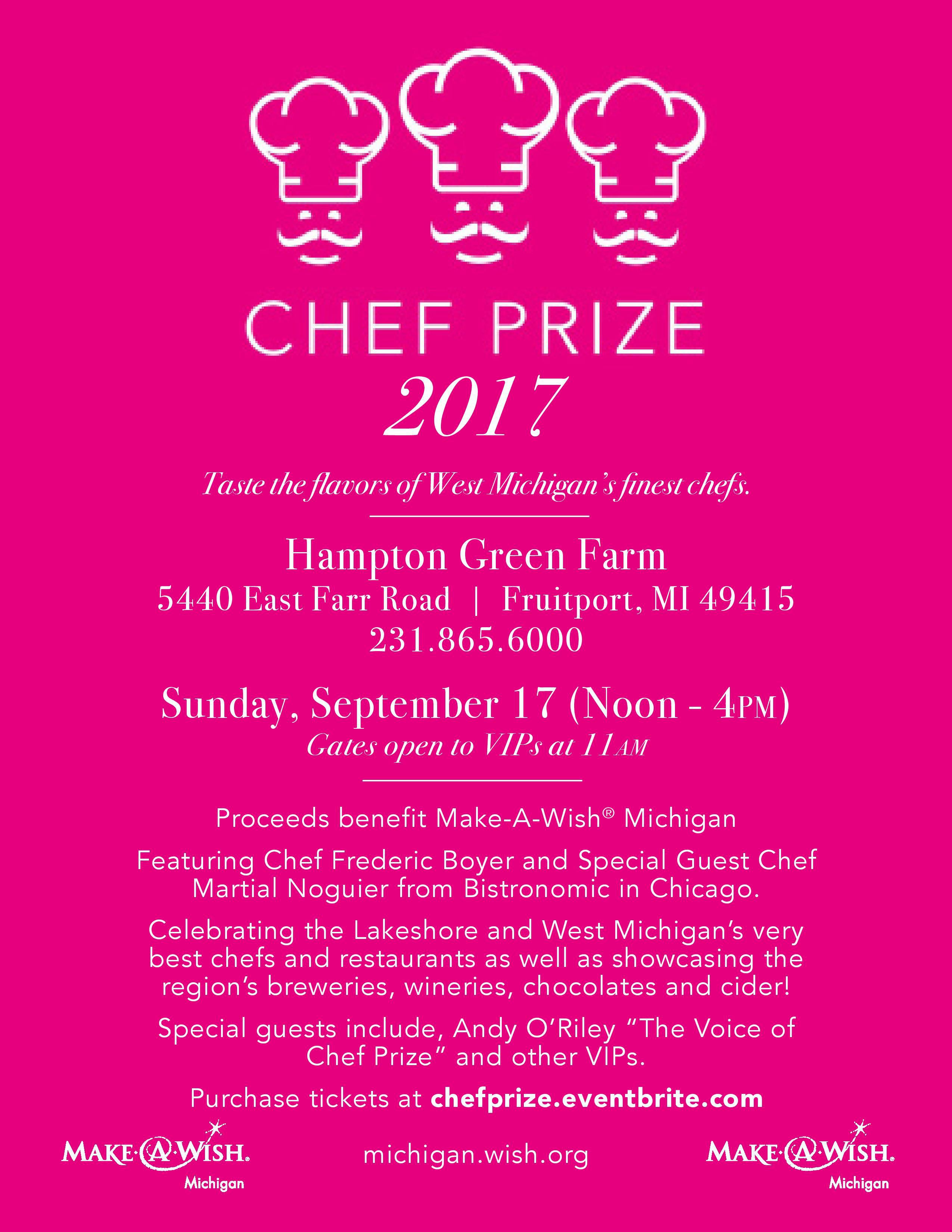 chef prize michigan 2017