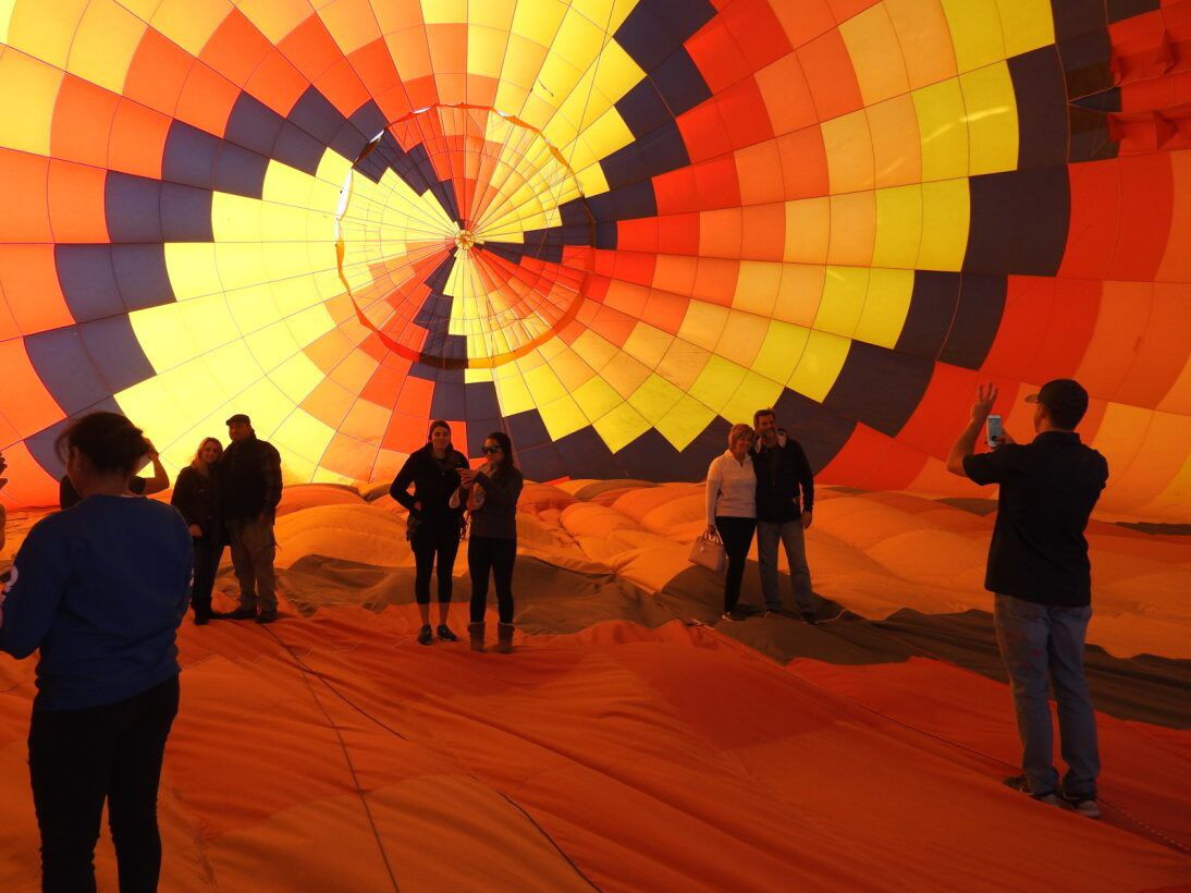 “Hot air balloon ride in Phoenix Arizona photshoot