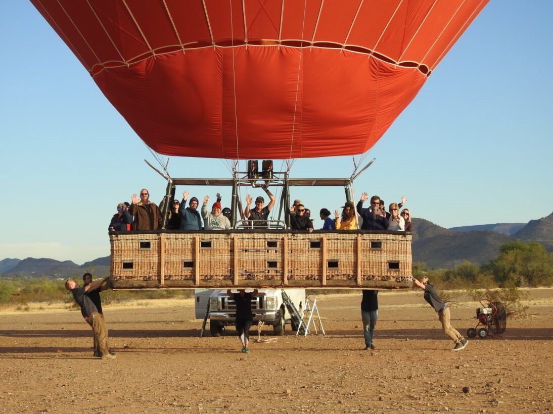 “Hot air balloon ride in Phoenix Arizona
