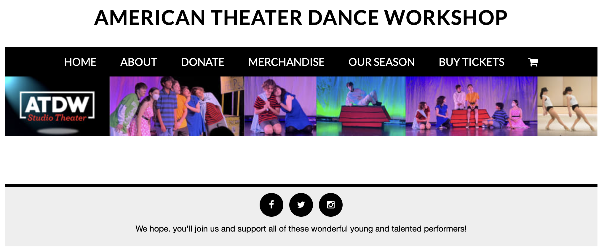 Visit Our ATDW STUDIO THEATER HOMEPAGE