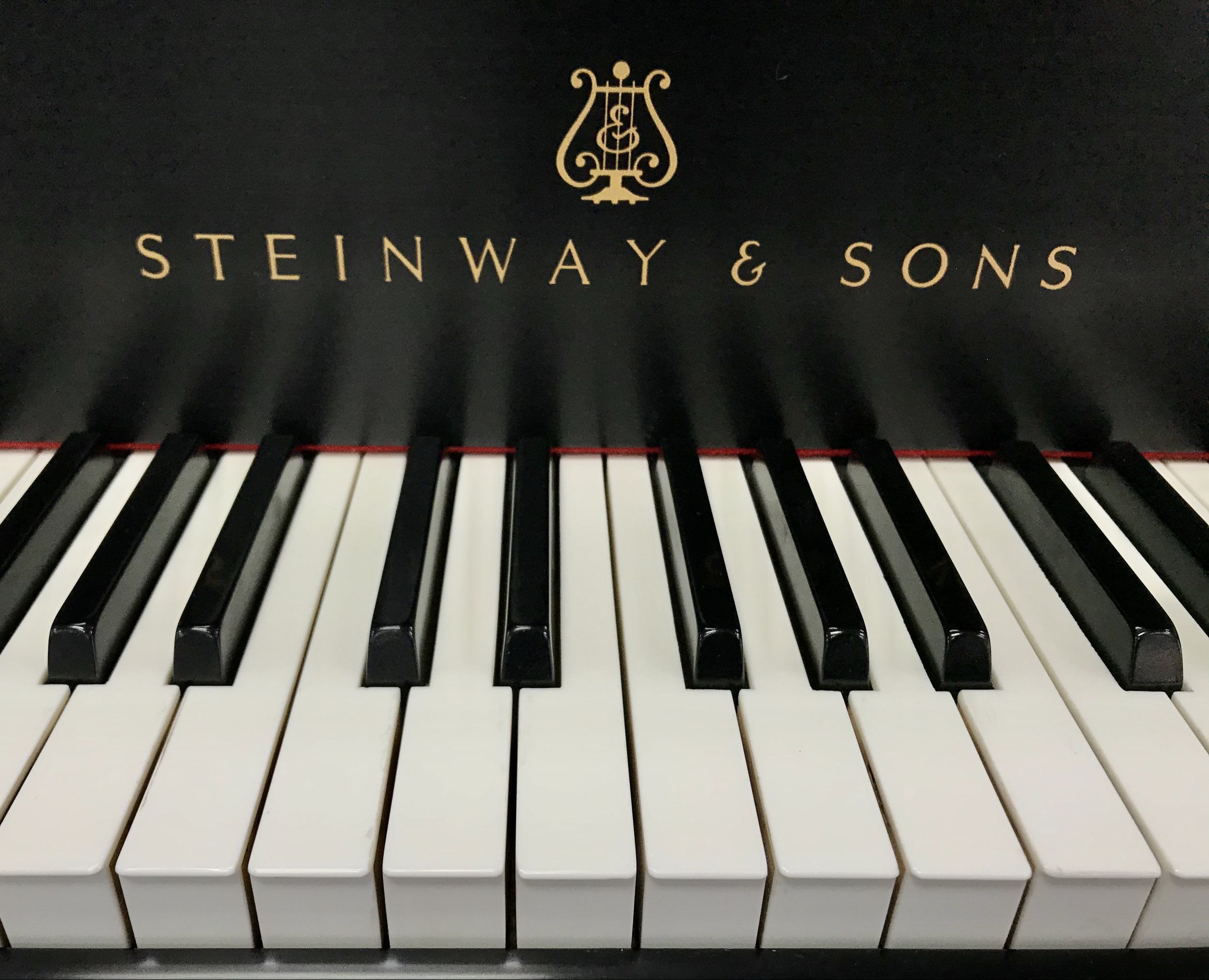 Preowned Steinway M Ebony Satin Piano for Sale at Pierre's Fine Pianos