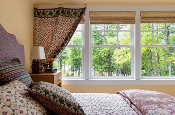 Replacement windows in Rocklin, CA bedroom with outdoor view