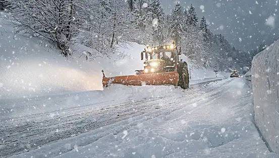 SNOW PLOWING