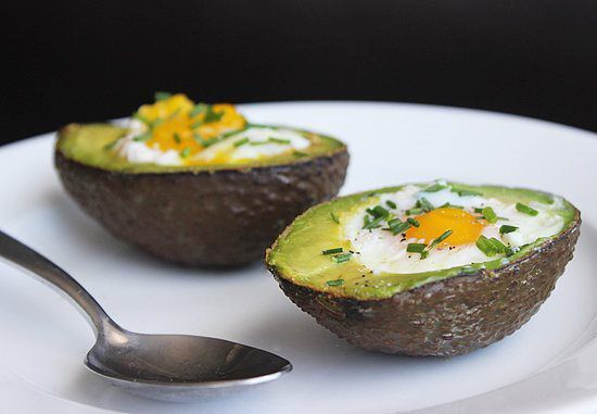 BAKED EGGS IN AVOCADO