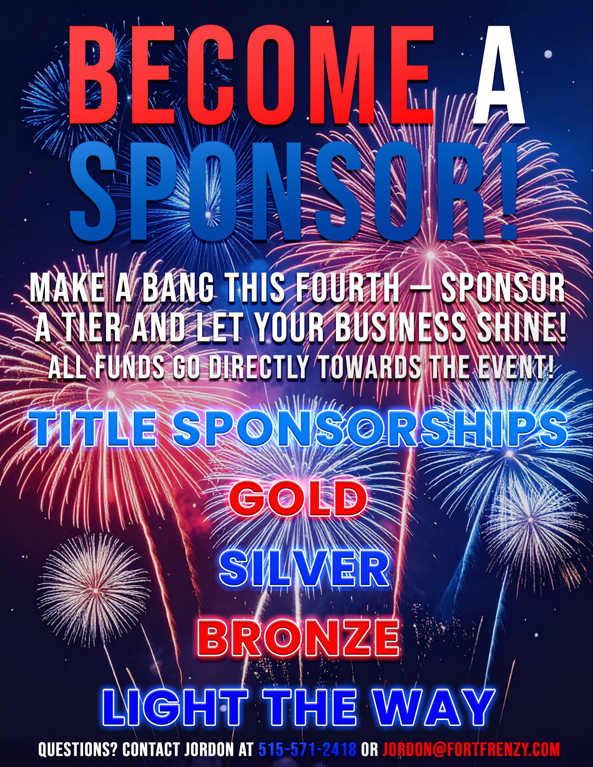 Become A Sponsor