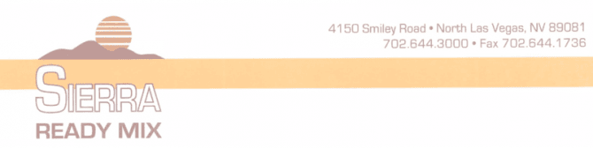 Sierra ready mix