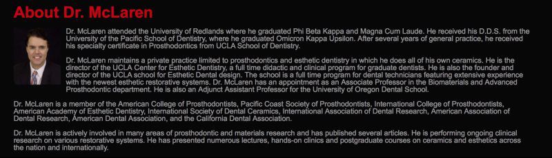 dr mcloren information