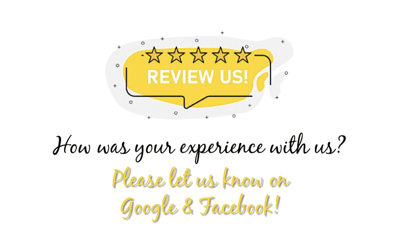 Review Us On Google and Facebook