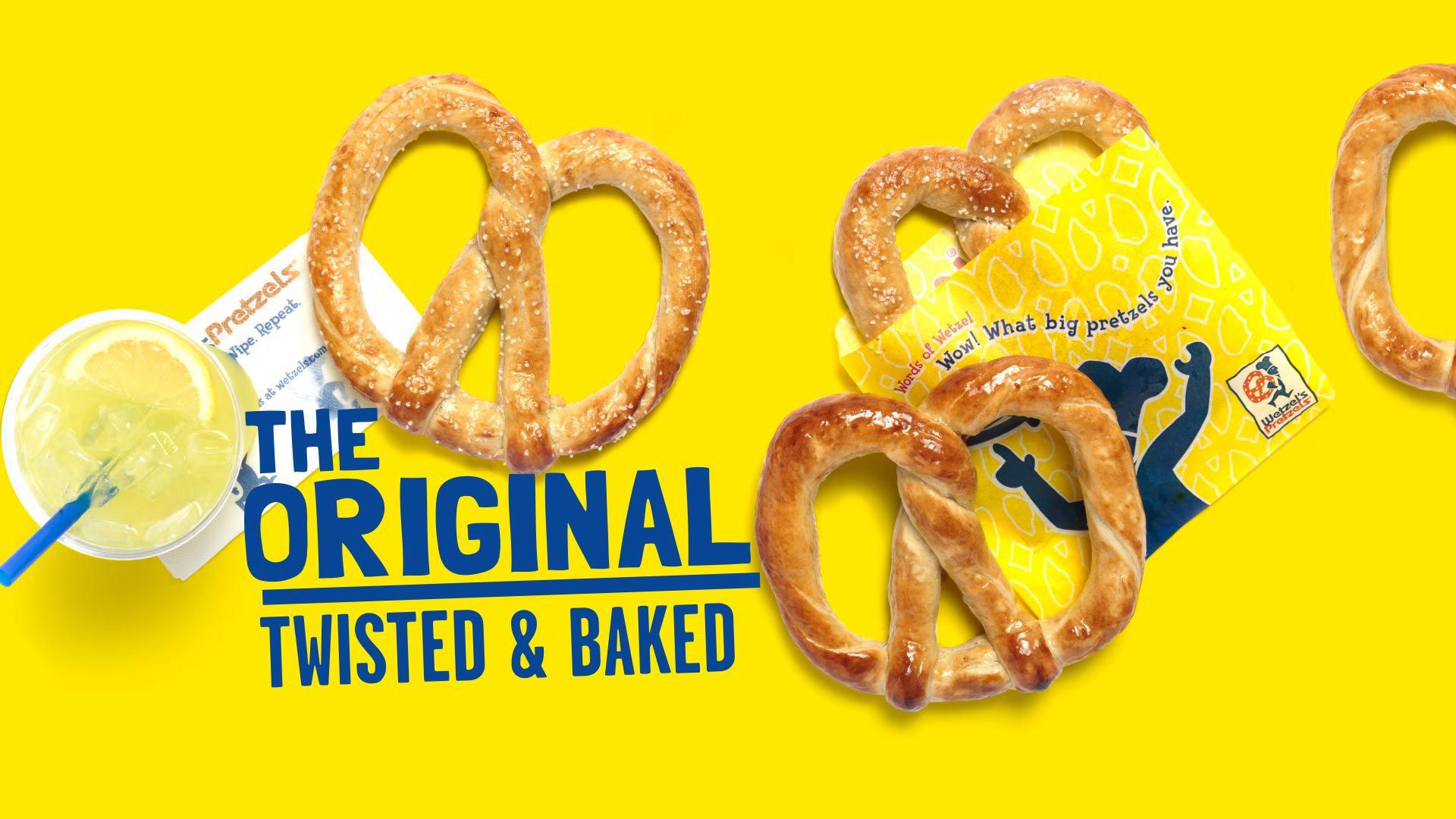 Wetzel's Pretzels Hand Held Happiness Wetzel's Pretzels