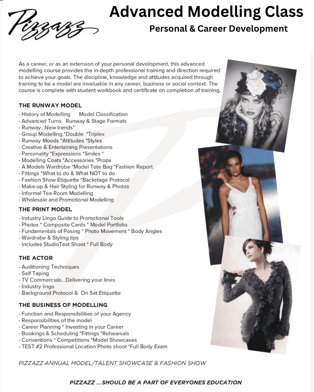 Advanced Modelling Class