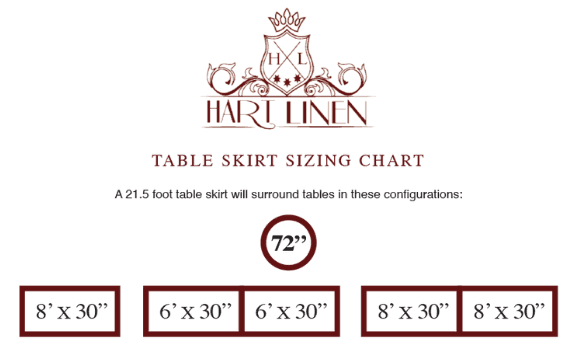 Table Skirt Sizing Chart 3