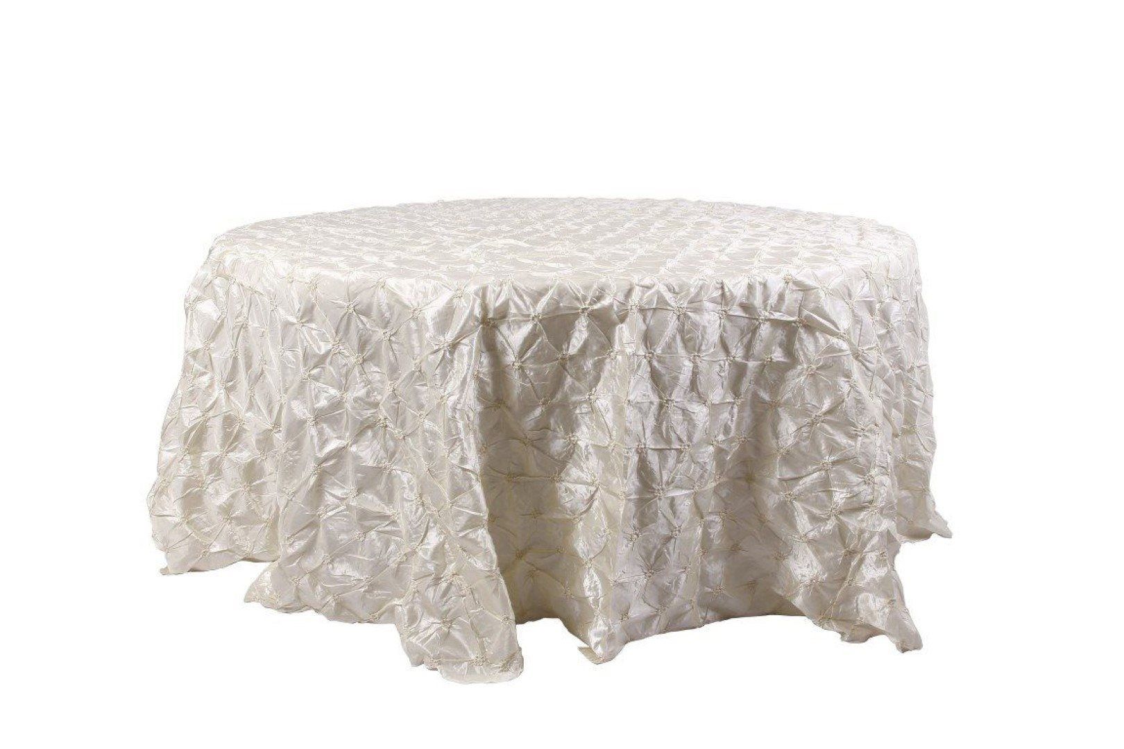Round Table Linen ivory