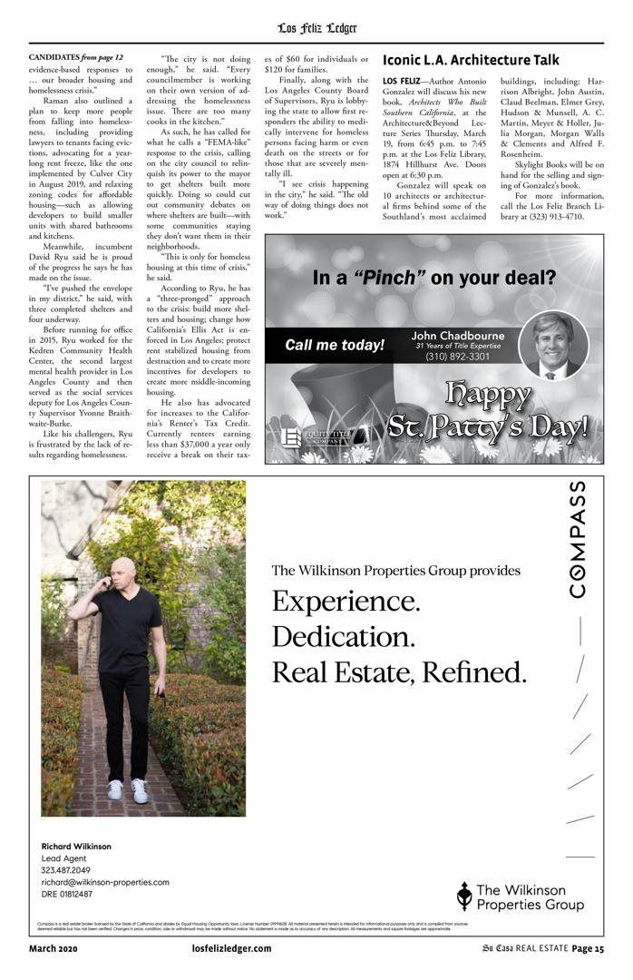  THE RICHARD WILKINSON GROUP