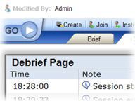 Debrief Page
