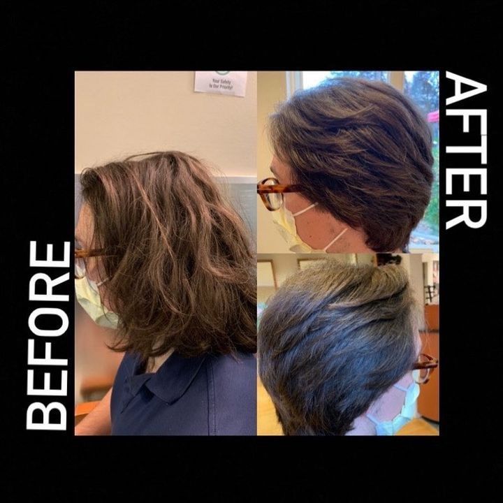 Haircut makeover by Rudy