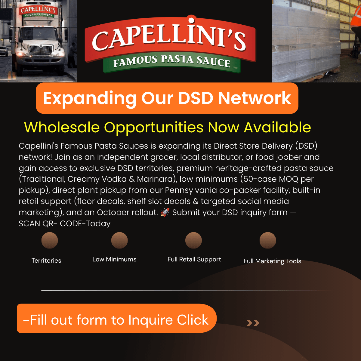 Wholesale DSD Territories contact