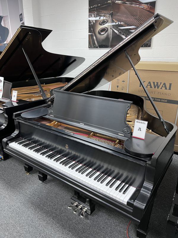 Preowned Steinway A Eboni Satin for Sale at Pierre's Fine Pianos