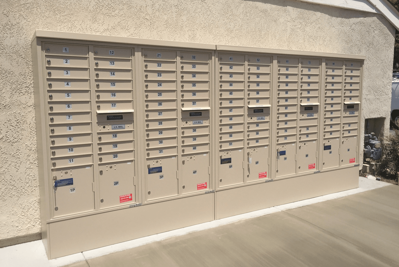 Recessed Mailboxes Hillcrest Construction Company