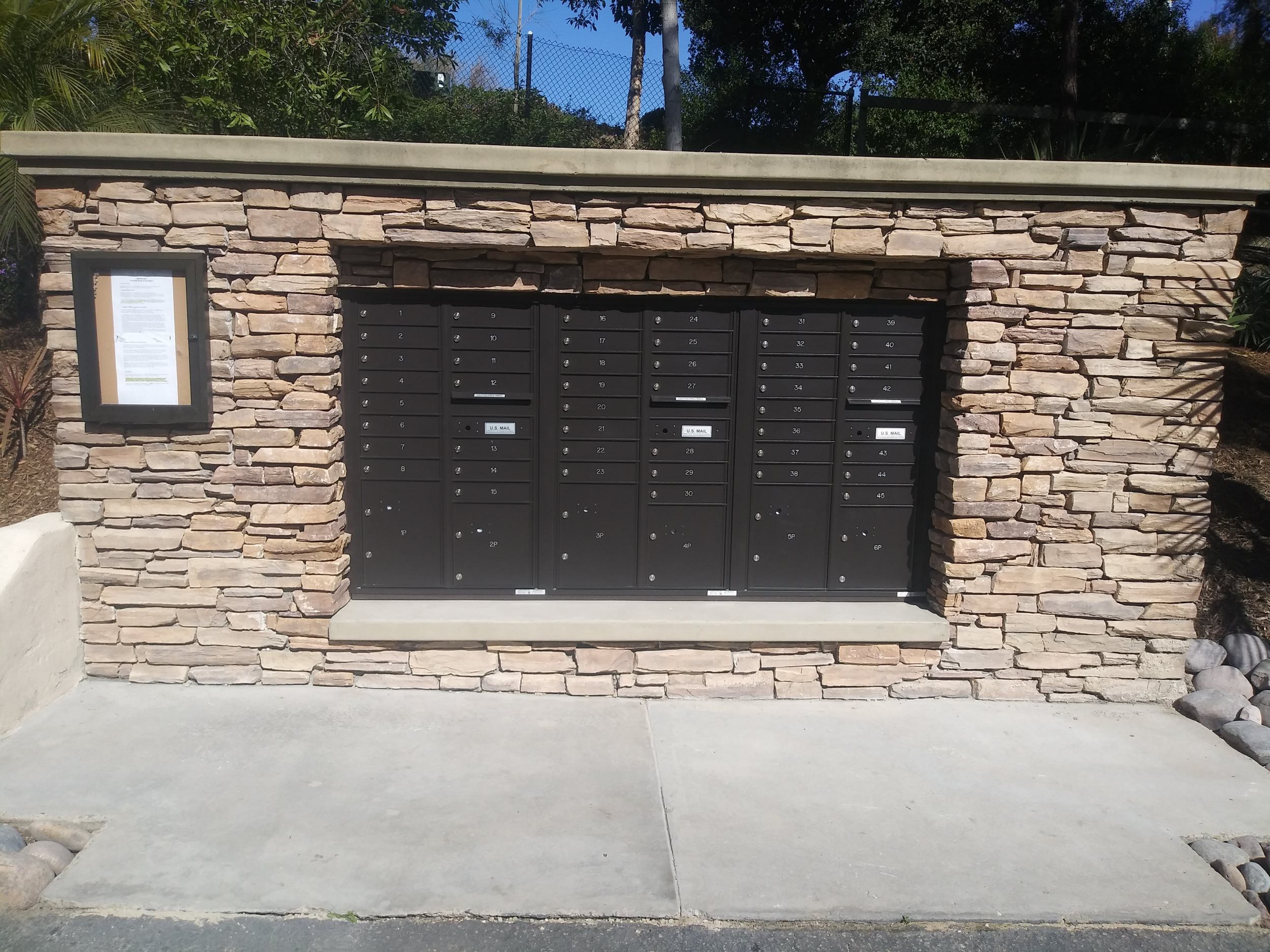 Recessed Mailboxes Hillcrest Construction Company