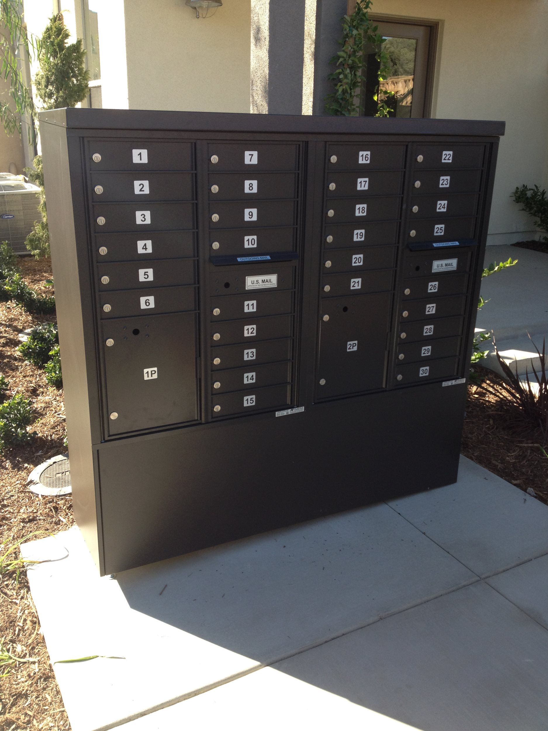 Recessed Mailboxes Hillcrest Construction Company