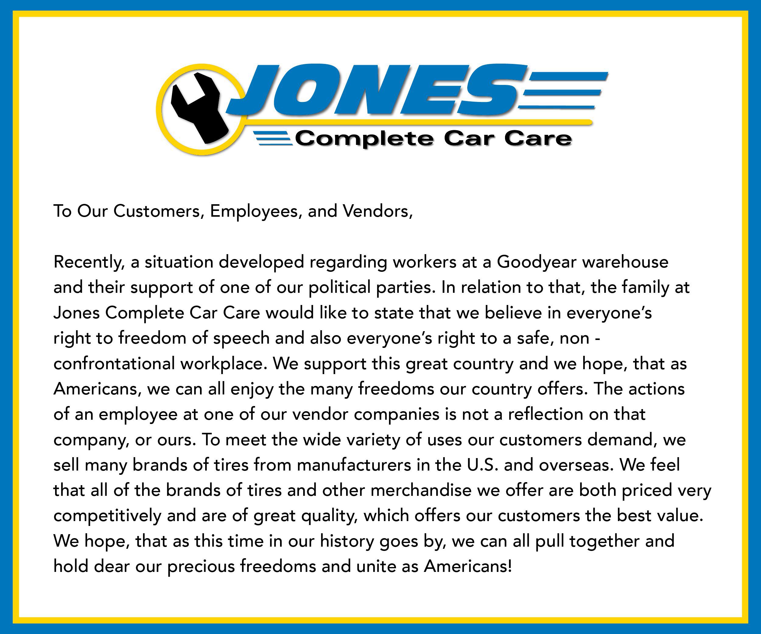 Home Jones Complete Car Care