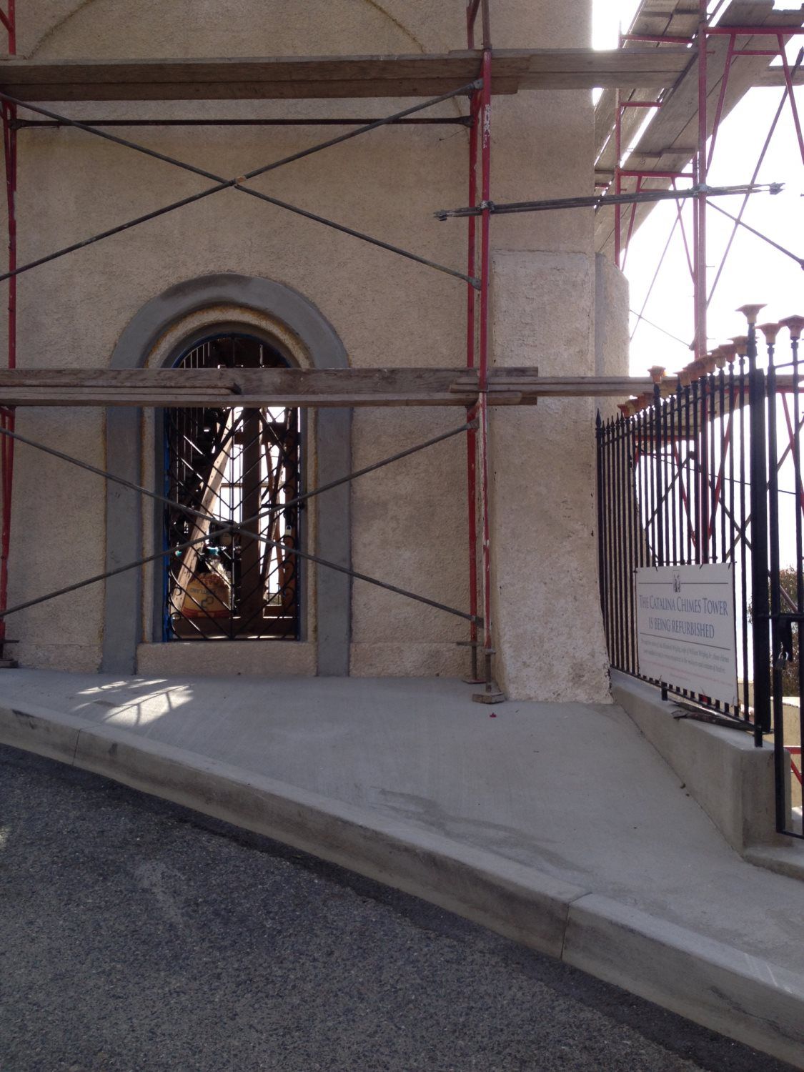 Restoration of Structure Catalina Chimes Tower Foundation