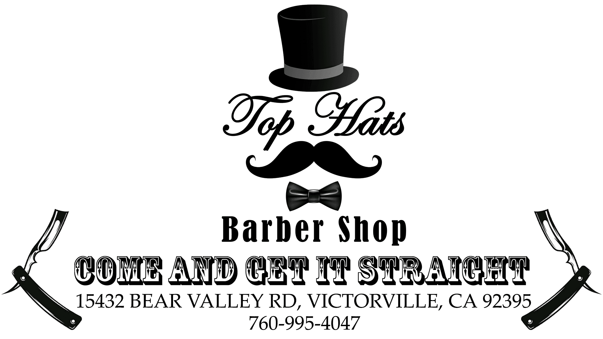 Shave and Haircut Top Hats Barber Shop
