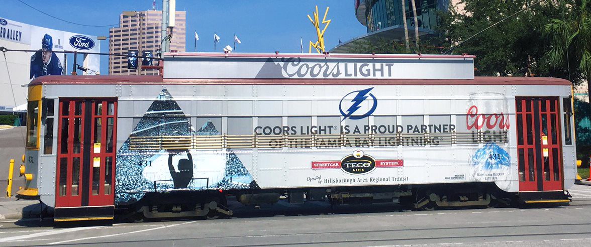 Coors Light Historic Streetcar Ybor