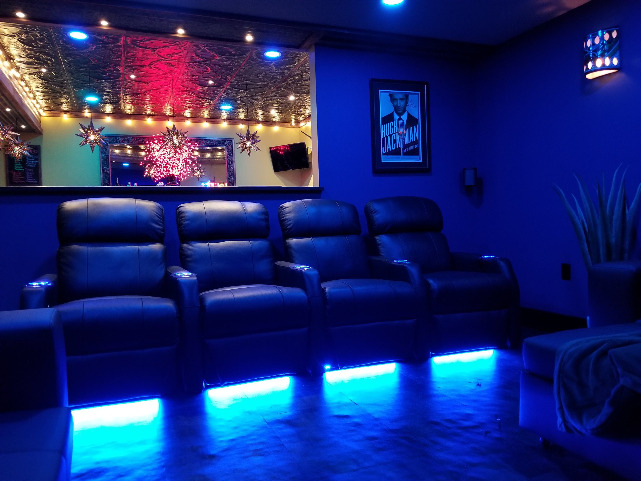basement custom home theater