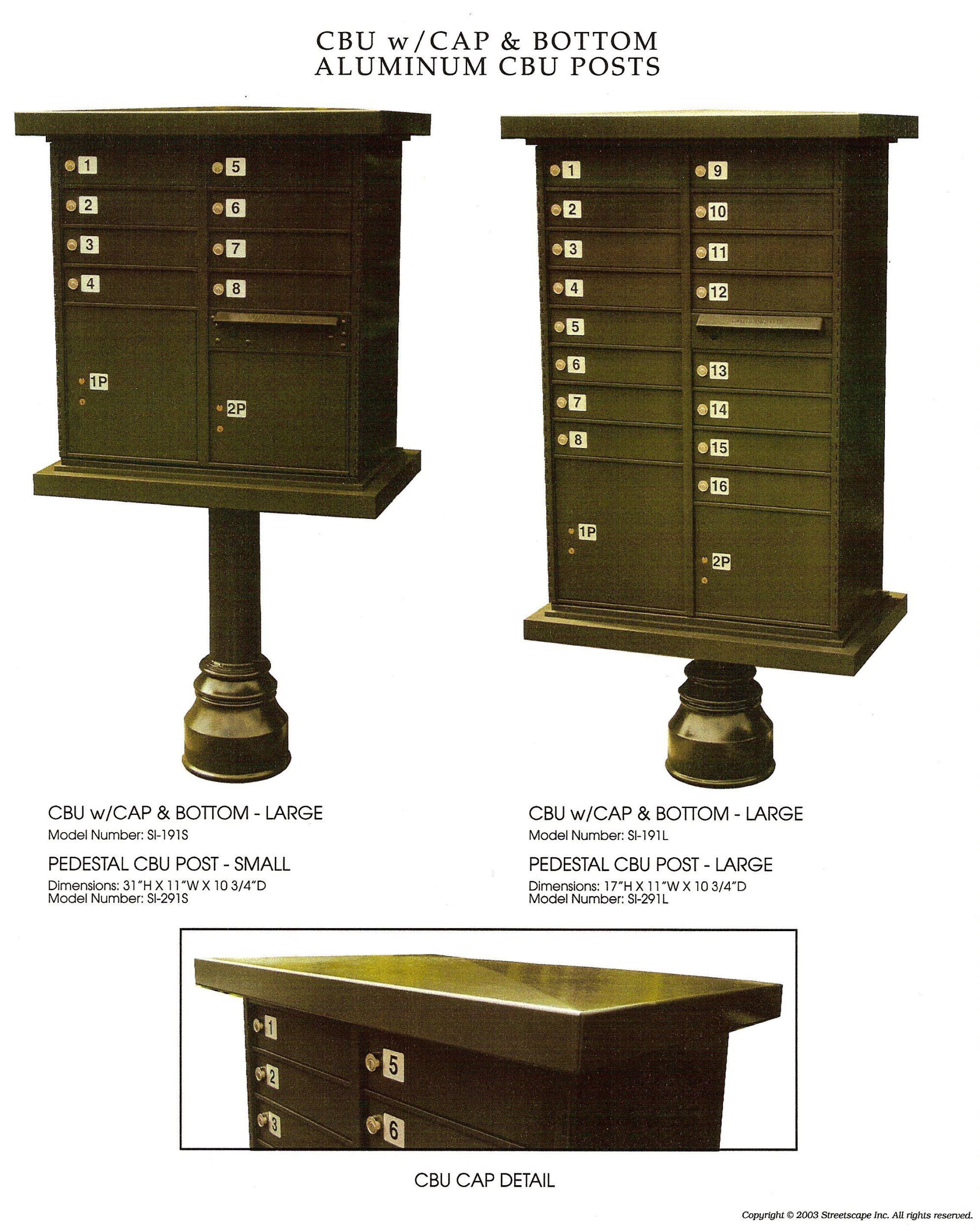 Decorative Cluster Box Units