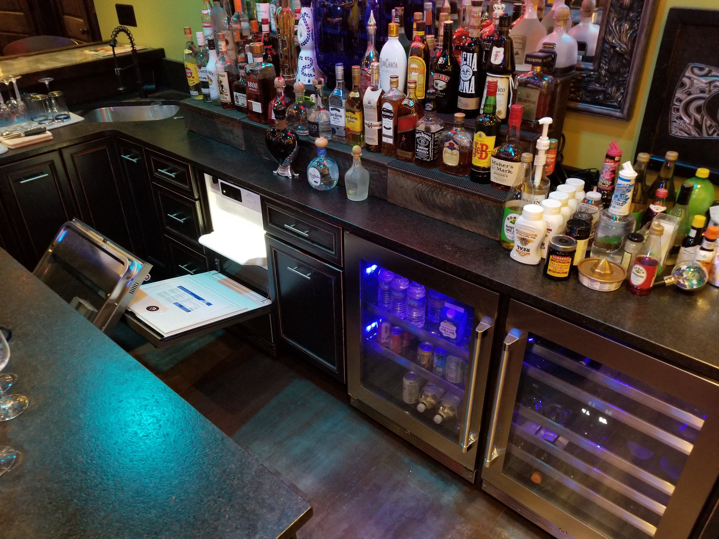 baja basement fridge system