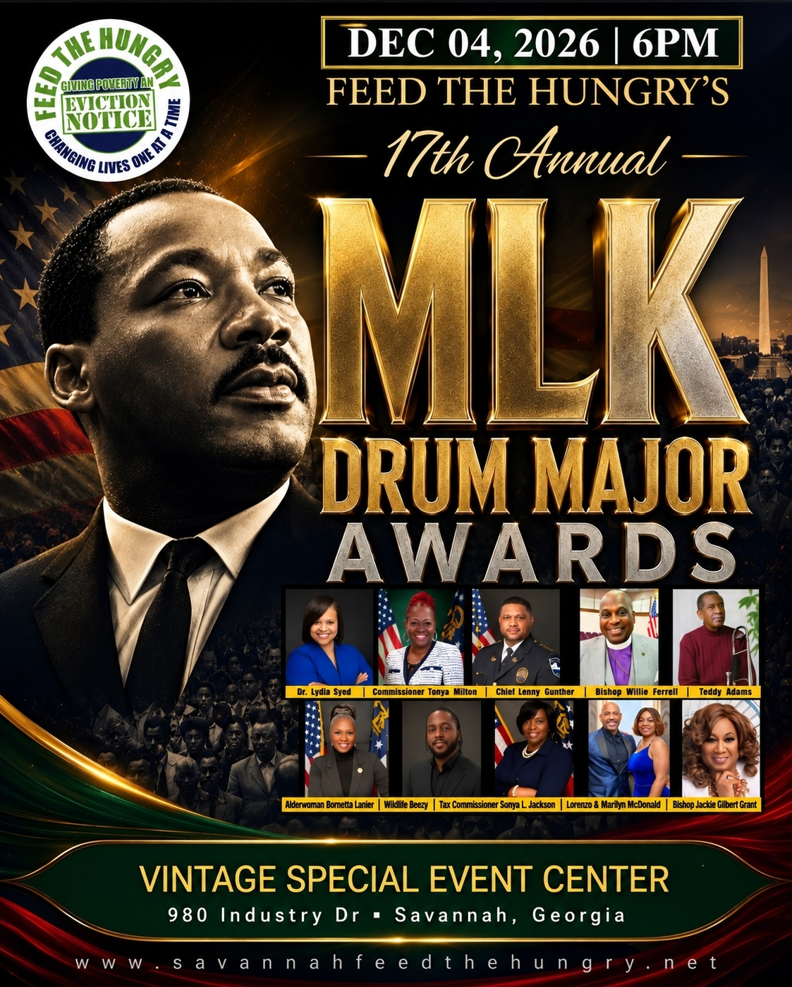 Feed the Hungry MLK Drum