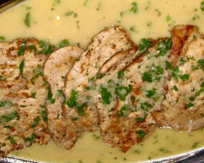 meat in white sauce