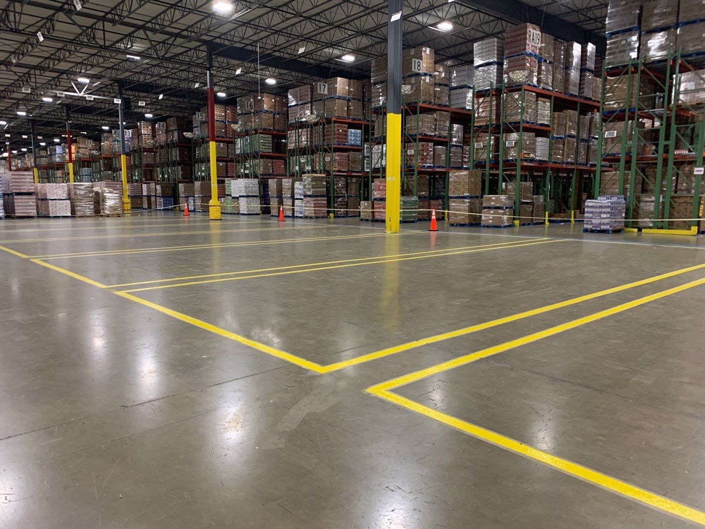 FLOOR LINE STRIPING & DIRECTION