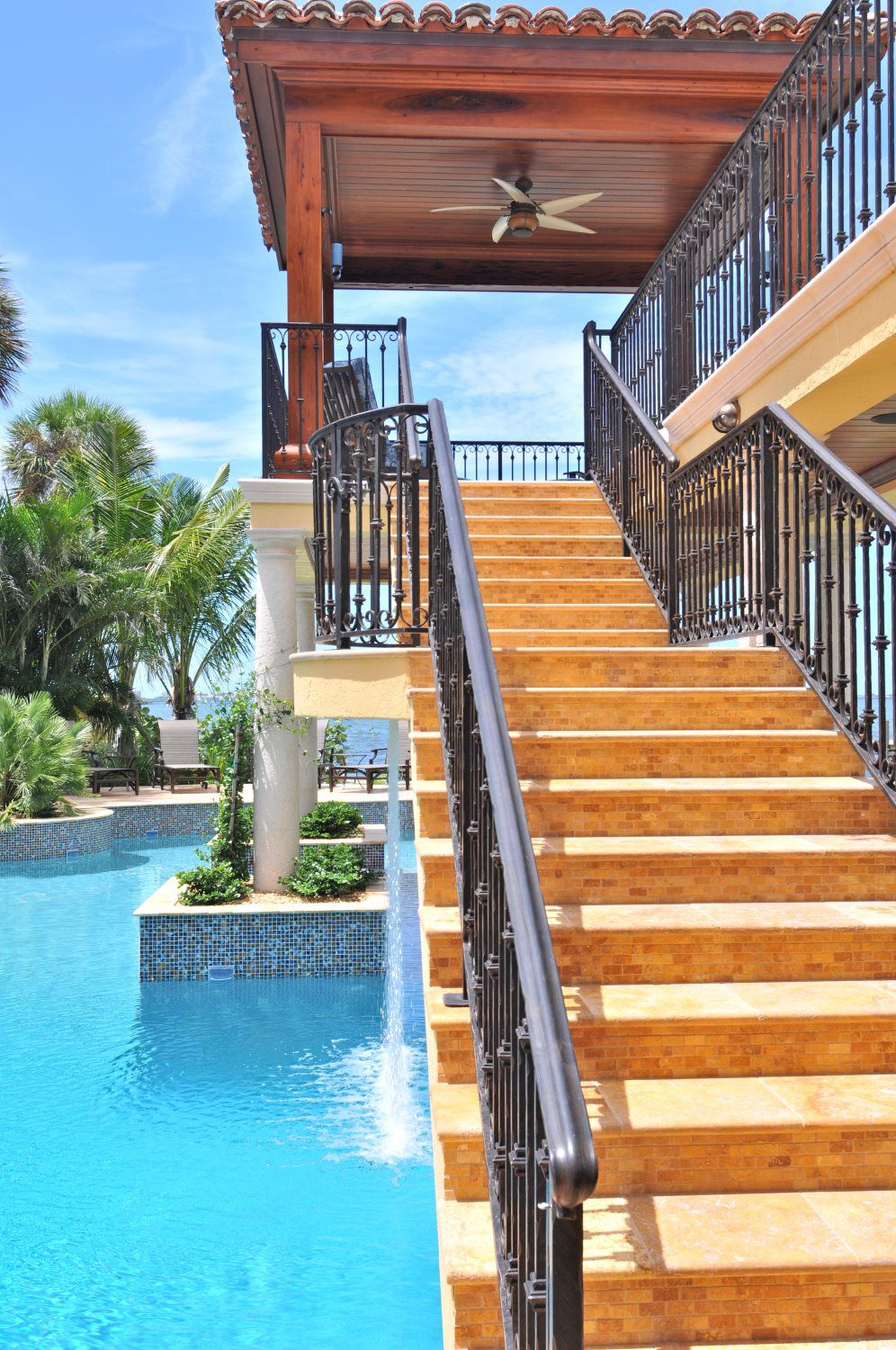 swimming pool staircase 