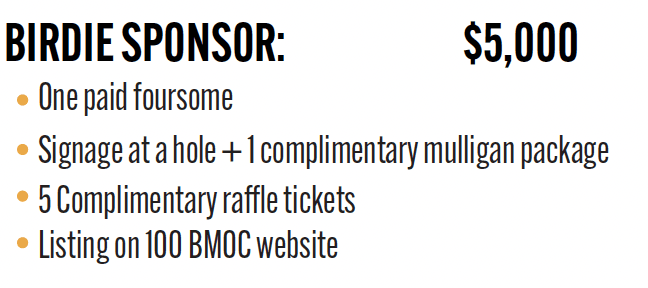 Birdie Sponsor - Paypal Donation