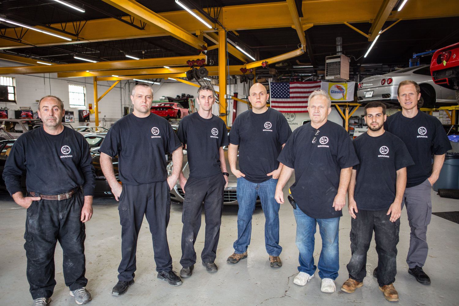 bradan group - exotic vehicle repair - Crew