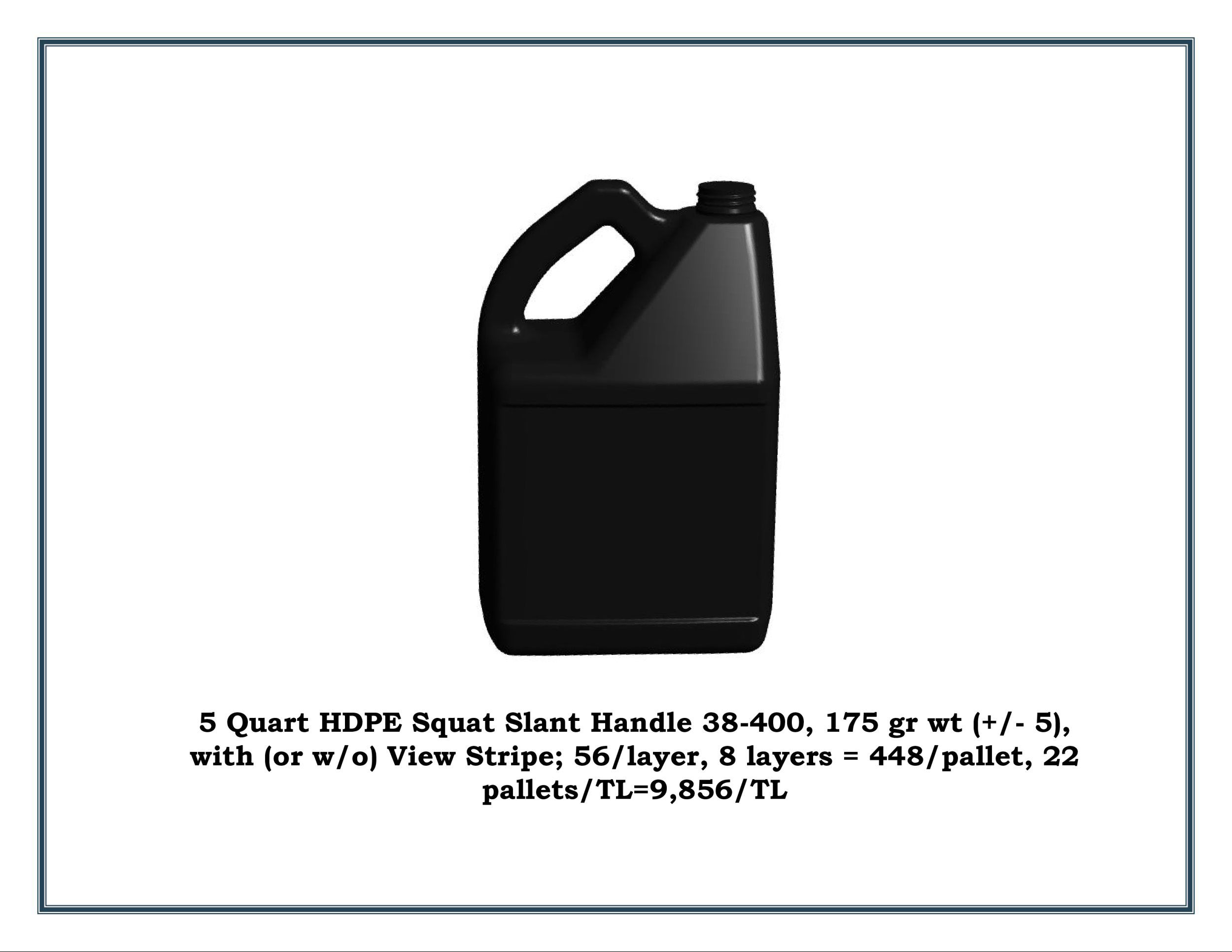 5 Quart HDPE