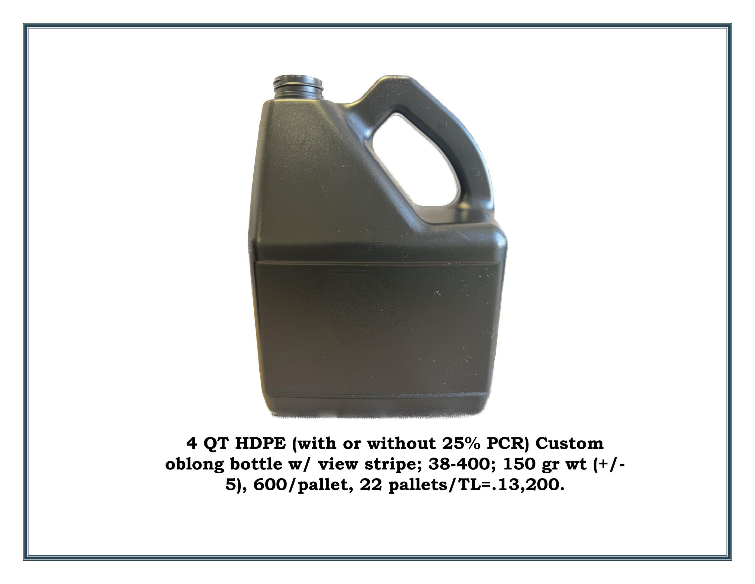 4 QT HDPE