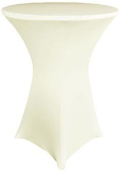 Spandex Ivory Tablecloth Cover