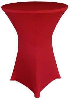 Spandex Apple Red Tablecloth Cover