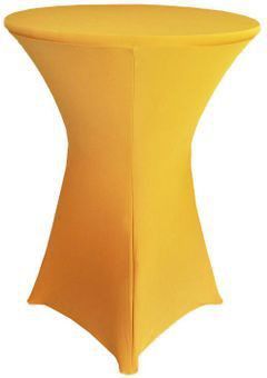 Spandex Gold Tablecloth Cover