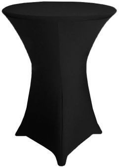 Spandex Black Tablecloth Cover