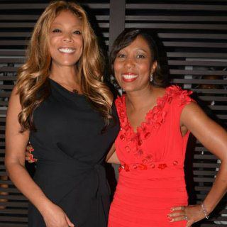 Andrea Holmes Thompskins with celebrity