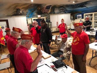 2018 MCAS Detachment 017 Inductions